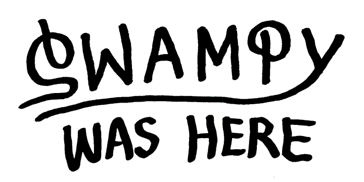 title swampy was here 